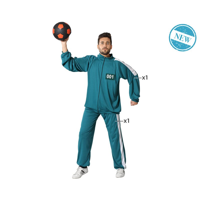 DISFRAZ CHANDAL VERDE ADULTO