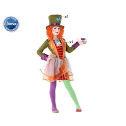 DISFRAZ SOMBRERERA LOCA NI�A INFANTIL