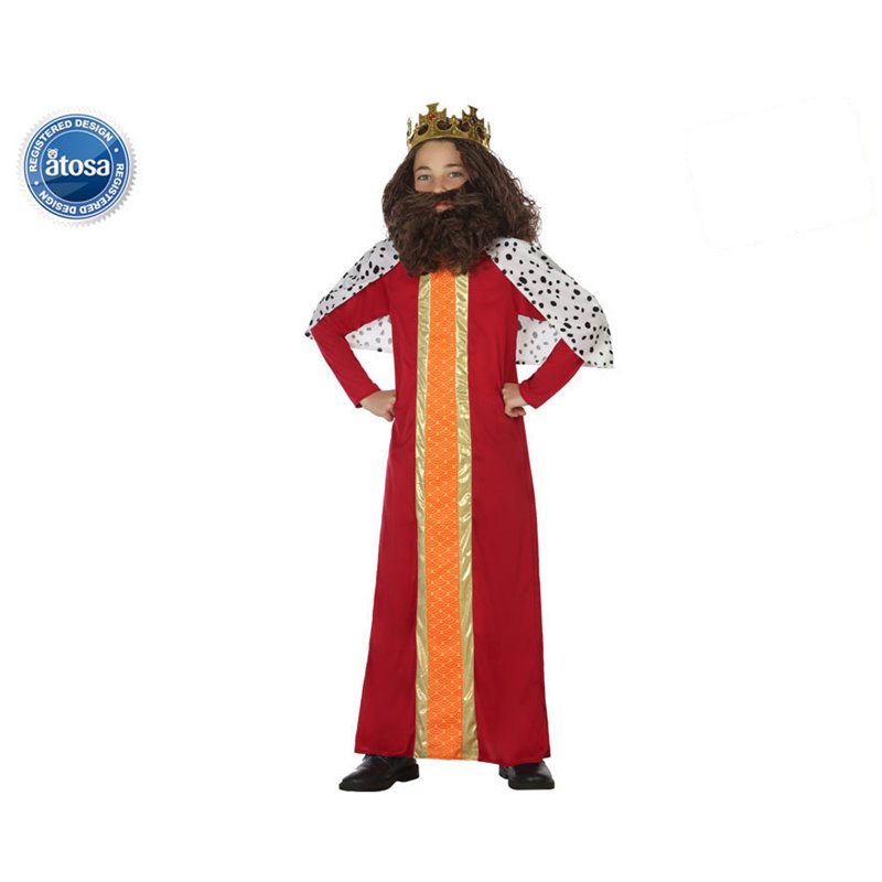 DISFRAZ REY MAGO ROJO NI�O