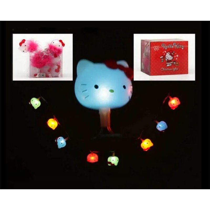GUIRNALDA 10 LUCES DE COLORES HELLO KITTY