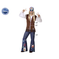 DISFRAZ HIPPIE HOMBRE ADULTO HOMBRE