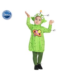 DISFRAZ ALIEN NI�A BEBE VERDE