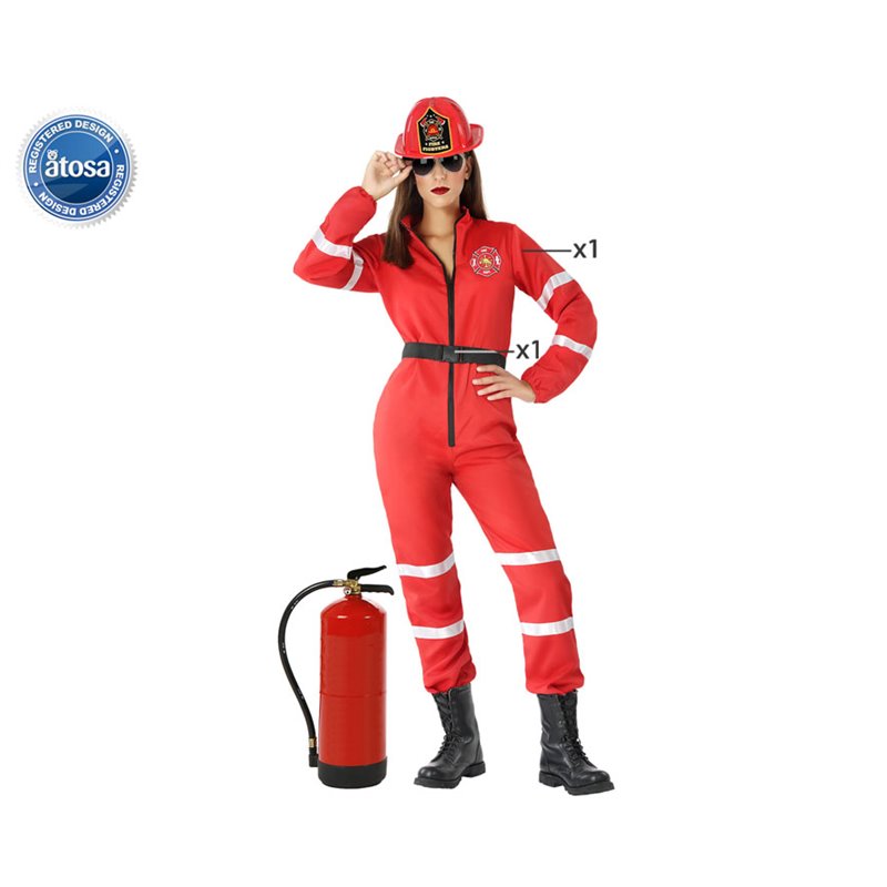 DISFRAZ BOMBERA ADULTO