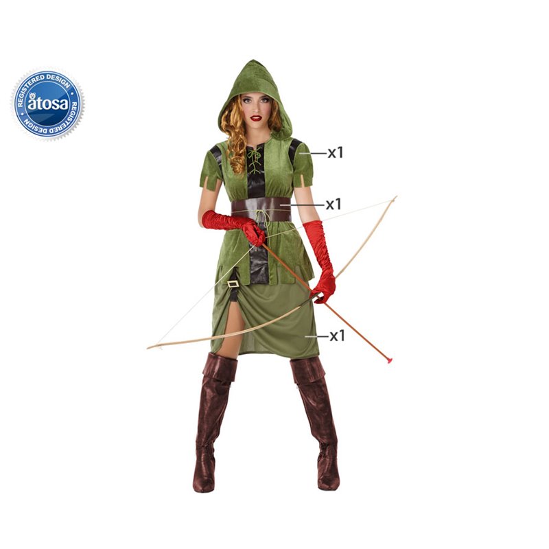 DISFRAZ ARQUERA ADULTO MUJER ADULTO
