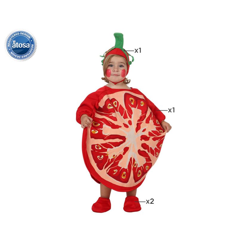 DISFRAZ TOMATE BEBE 0-6 MESES