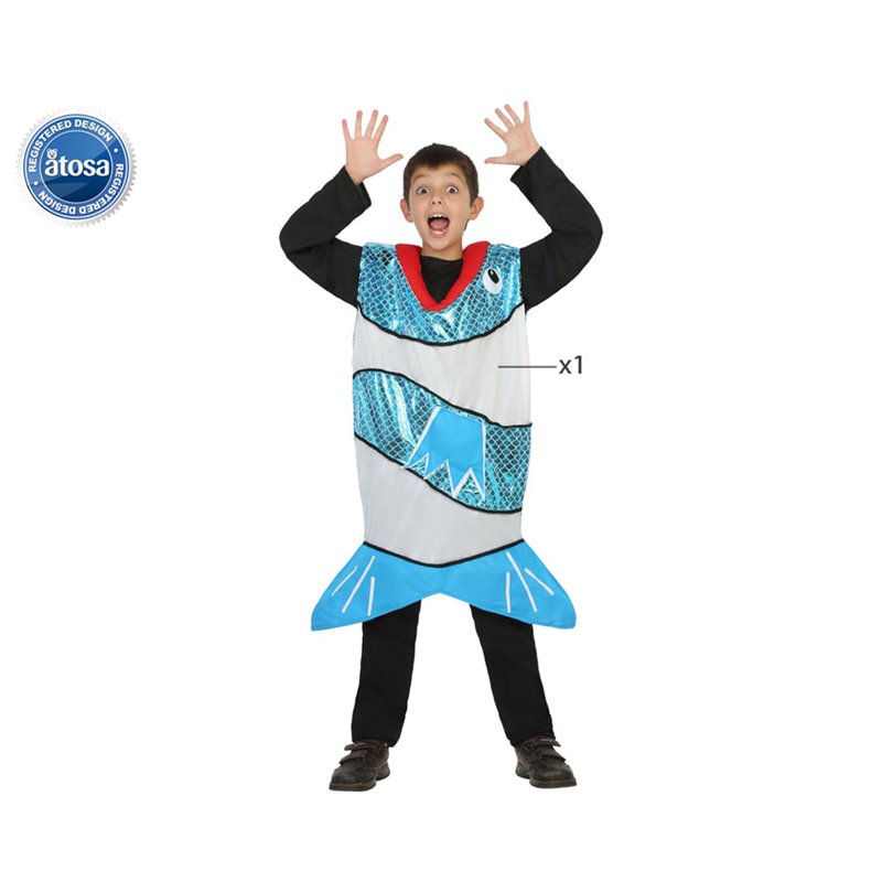 DISFRAZ PEZ AZUL NI�O UNISEX INFANTIL