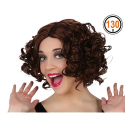 PELUCA RIZADA CORTA CASTA�O
