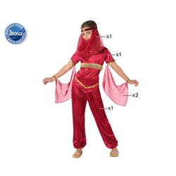 DISFRAZ PRINCESA ARABE ROJO NI�A INFANTIL