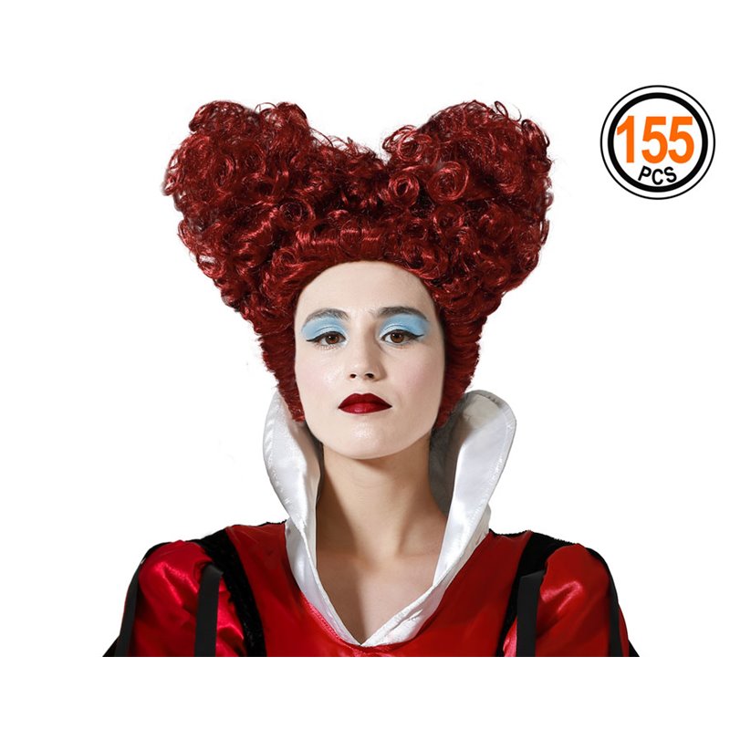 PELUCA REINA FANTASIA PELIRROJA