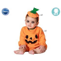 DISFRAZ CALABAZA NARANJA NI�A BEBE