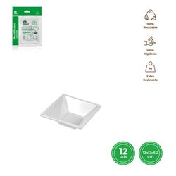 PLATO CUADRADO HONDO REUTILIZABLE