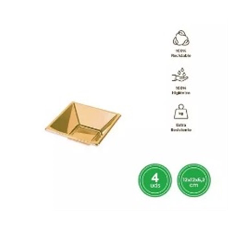 PLATO CUADRADO HONDO REUTILIZABLE