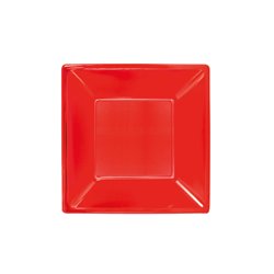 PLATO CUADRADO HONDO REUTILIZABLE
