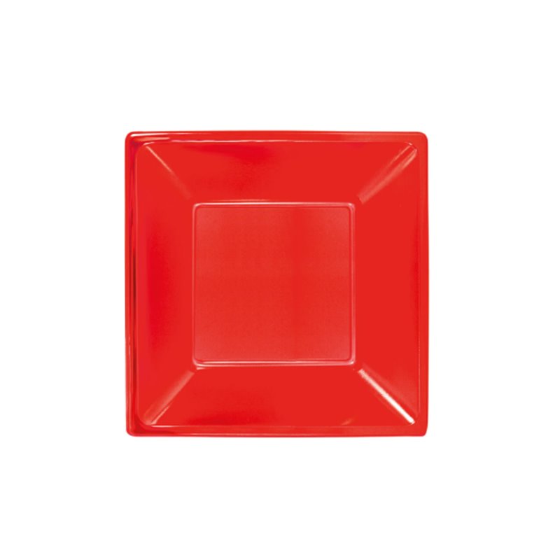 PLATO CUADRADO HONDO REUTILIZABLE