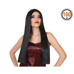 PELUCA LISA LARGA 60CM MORENA