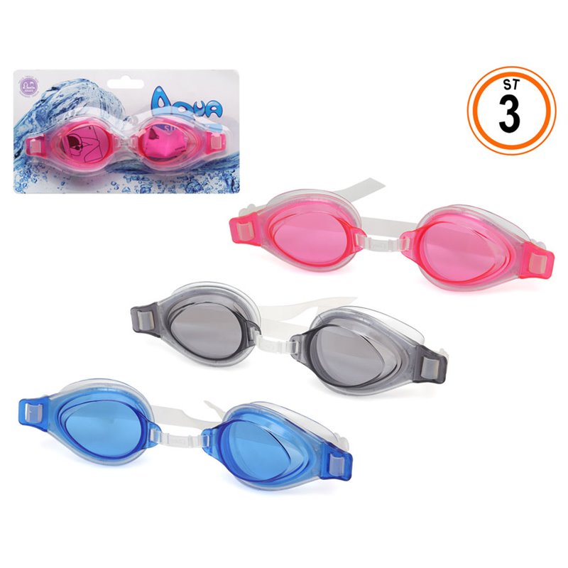 GAFAS PISCINA PVC 3 ST. ADULTO