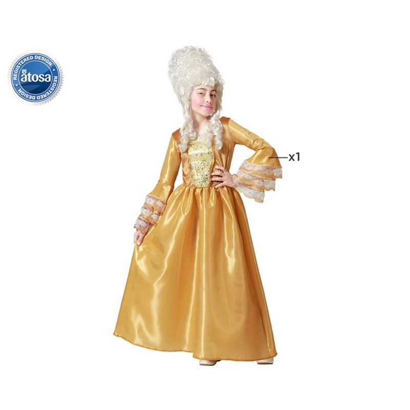 DISFRAZ CORTESANA DORADO NI�A INFANTIL