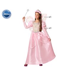 DISFRAZ HADA MADRINA ROSA INFANTIL