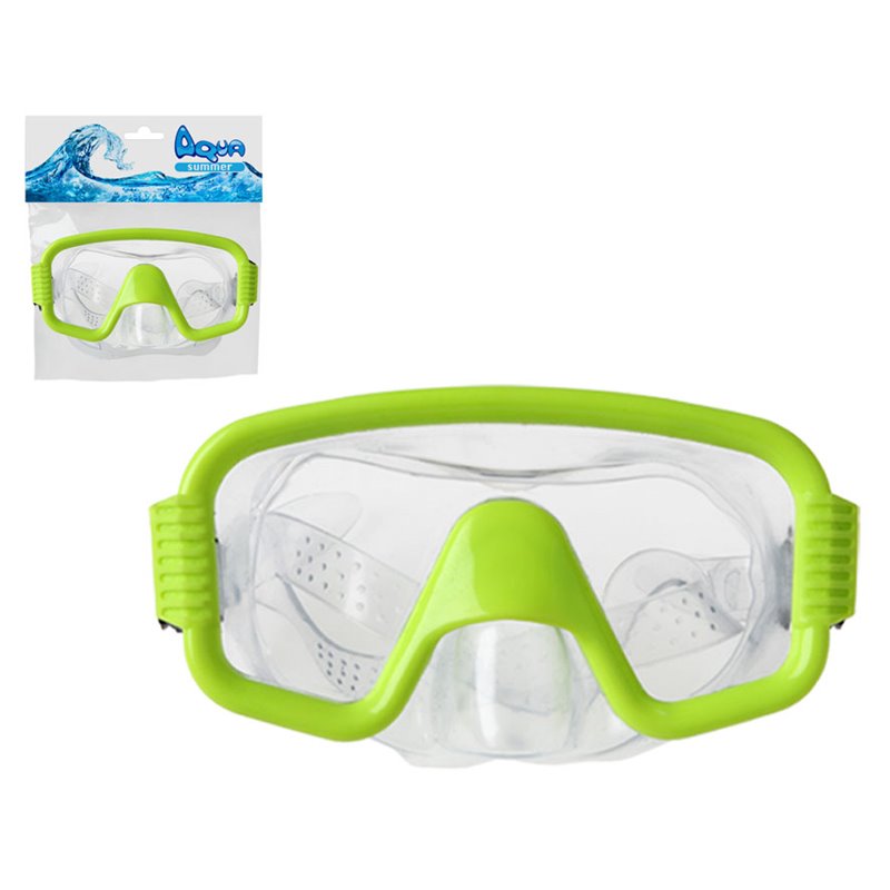 GAFAS BUCEO 19X18CM PVC AMARILLO ADULTO
