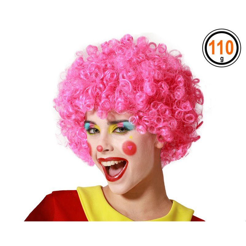 PELUCA PAYASO FUCSIA
