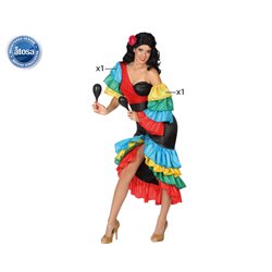 DISFRAZ RUMBERA MUJER ADULTO