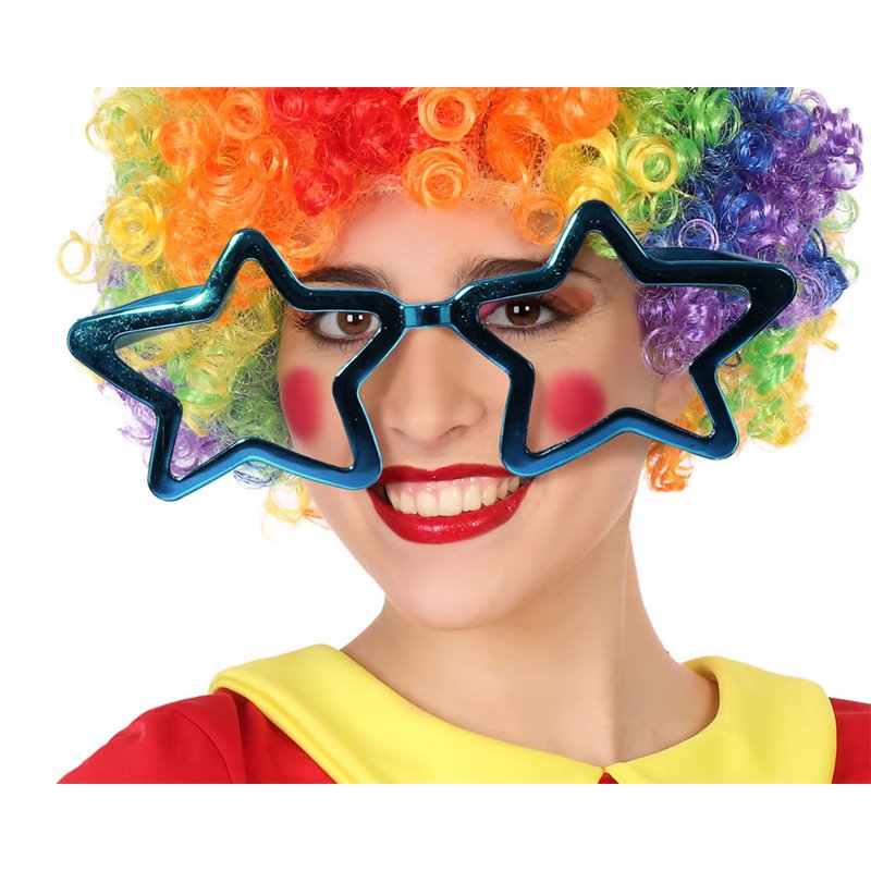 GAFAS ESTRELLAS AZUL XXL