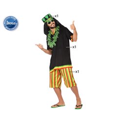 DISFRAZ JAMAICANO HOMBRE ADULTO