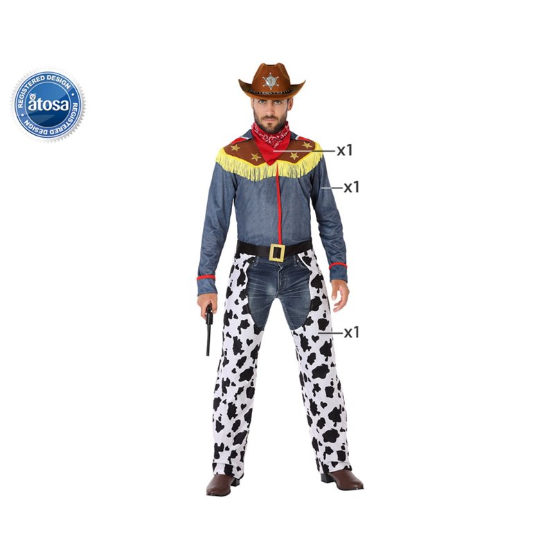 DISFRAZ VAQUERO ADULTO HOMBRE ADULTO
