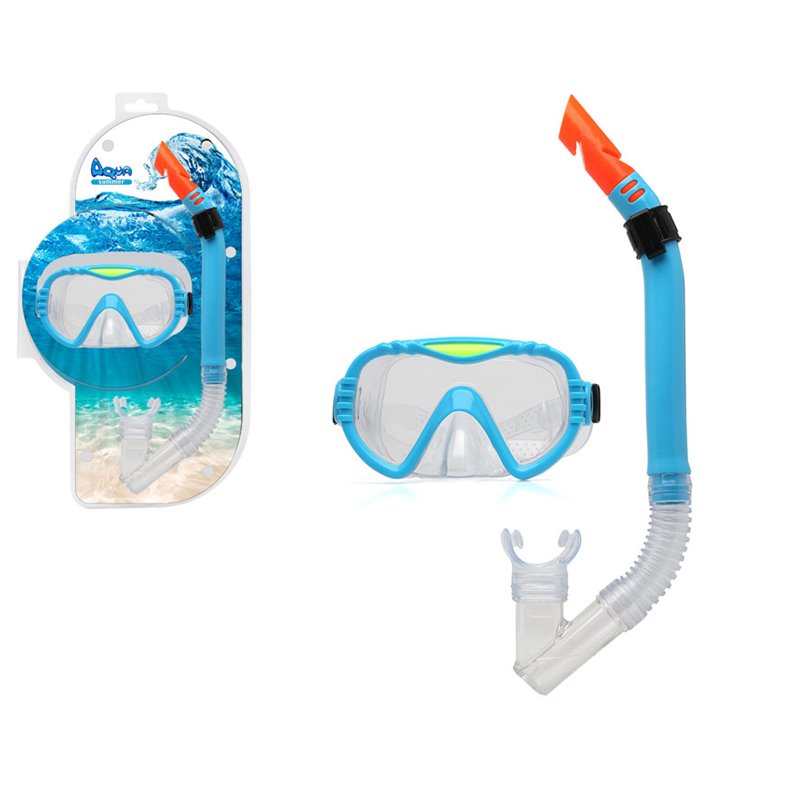 GAFAS BUCEO 20x17x4cm AZUL ADULTO