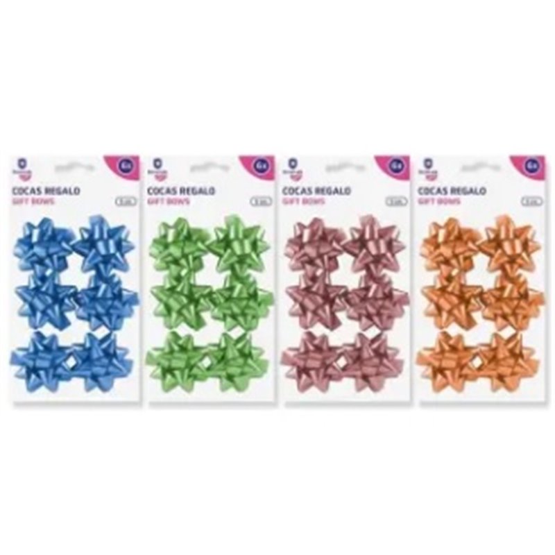 SET 6 COCAS 5CM METALIZADAS