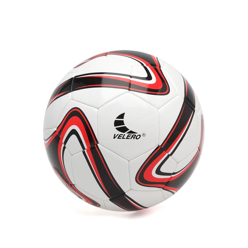 BALON FUTBOL 280-300GR 20-23CM CUERO PU/PVC ROJO N�.5