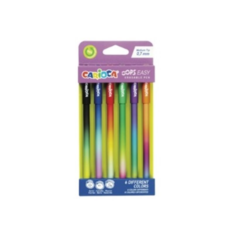 PACK 6 BOLI CARIOCA OOPS EASY BORRABLES