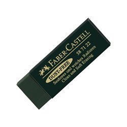 GOMA DE BORRAR FABER CASTELL DUST-FREE VERDE