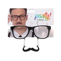 GAFAS CON BIGOTE NEGRO
