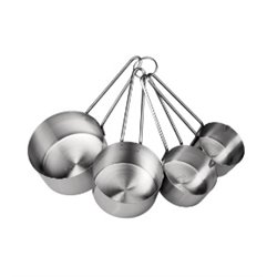 4 CAZOS MEDIDORES 60-80-125-250ML