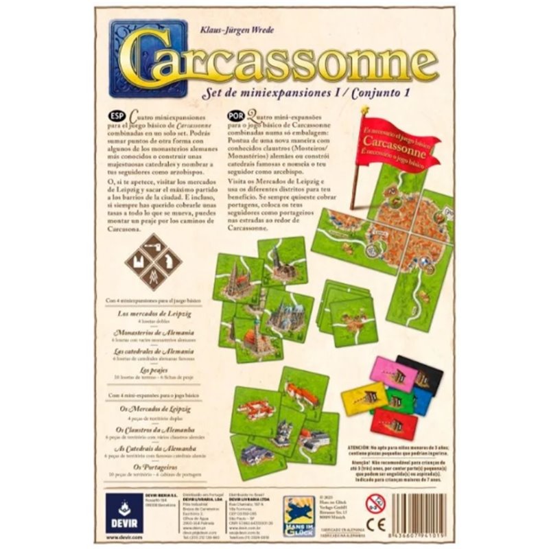 CARCASSONNE EXPANSIONES REUNIDAS