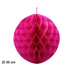 POMPONES 30CM FUCSIA