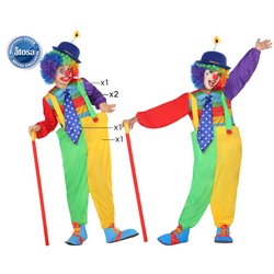 DISFRAZ PAYASO NI�O INFANTIL PANTALONES ANCHOS