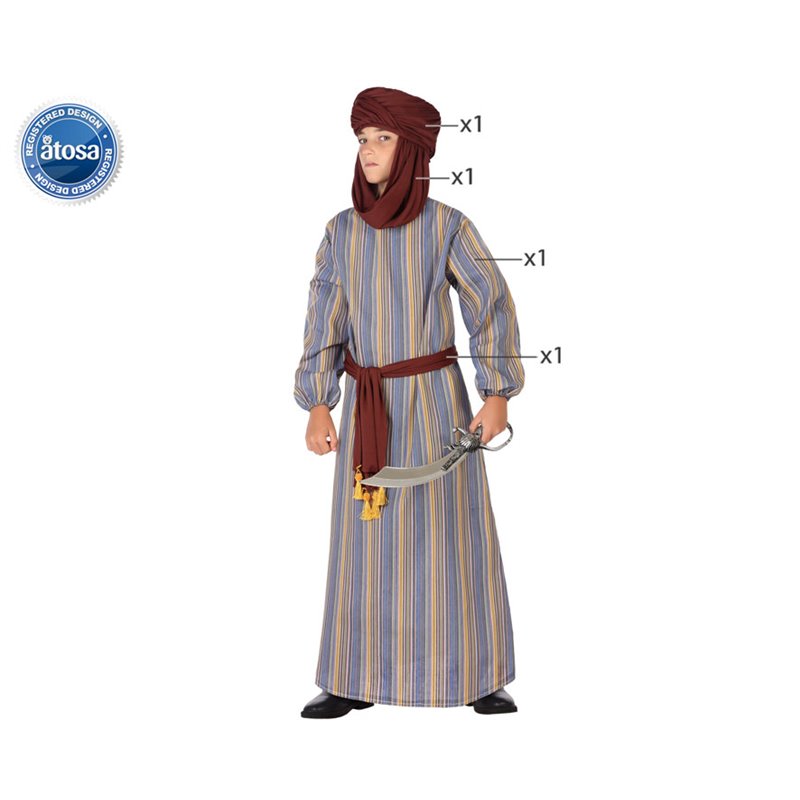 DISFRAZ ARABE NI�O INFANTIL MARR�N
