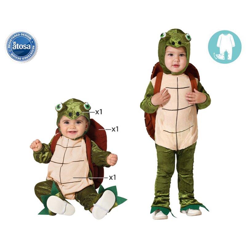 DISFRAZ TORTUGA UNISEX BEB�