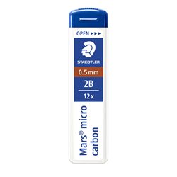 RECAMBIO MINAS 0.5mm 2B STAEDTLER