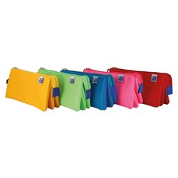 OXFORD KANGOO KIDS ESTUCHE PORTATODO TRIPLE POLIESTER COLOR SURT.