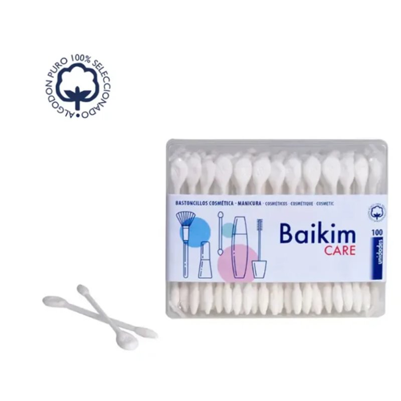 BASTONCILLOS COSMETICA MANICURA 100U.