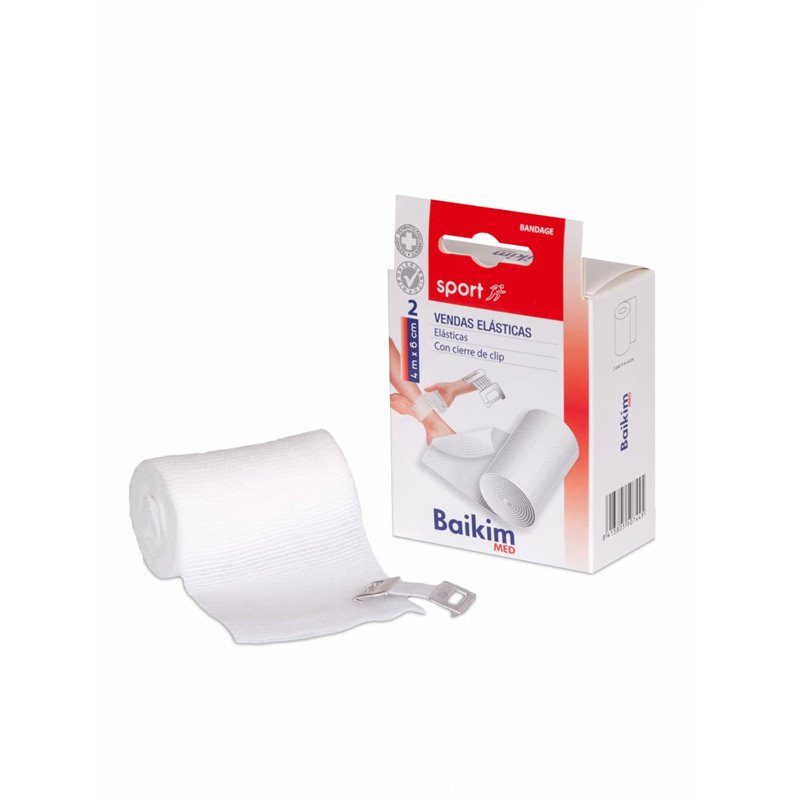 VENDAS ELASTICAS 2UD 4m x 6cm