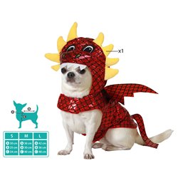 DISFRAZ PARA MASCOTA DRAGON