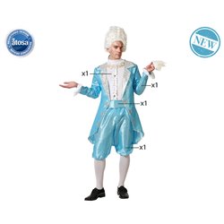 DISFRAZ CORTESANO AZUL HOMBRE