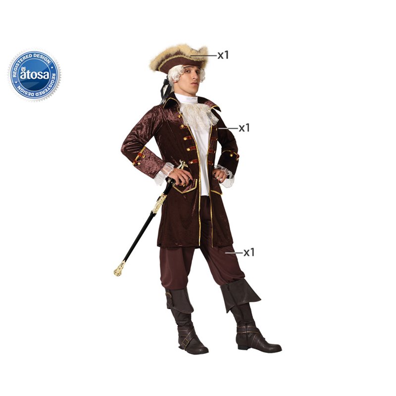 DISFRAZ PIRATA MARR�N HOMBRE