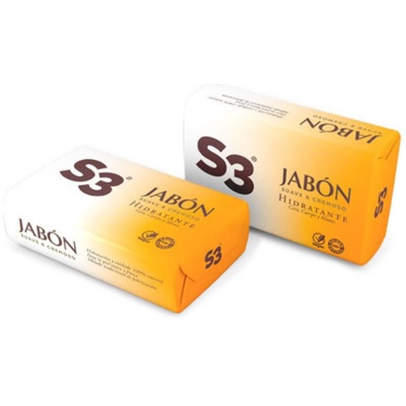 S3 PASTILLA JABON HIDRATANTE PACK 2 x 125GR.