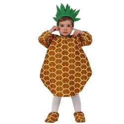 DISFRAZ DE PI�A BEBE TALLA 6-12 MESES