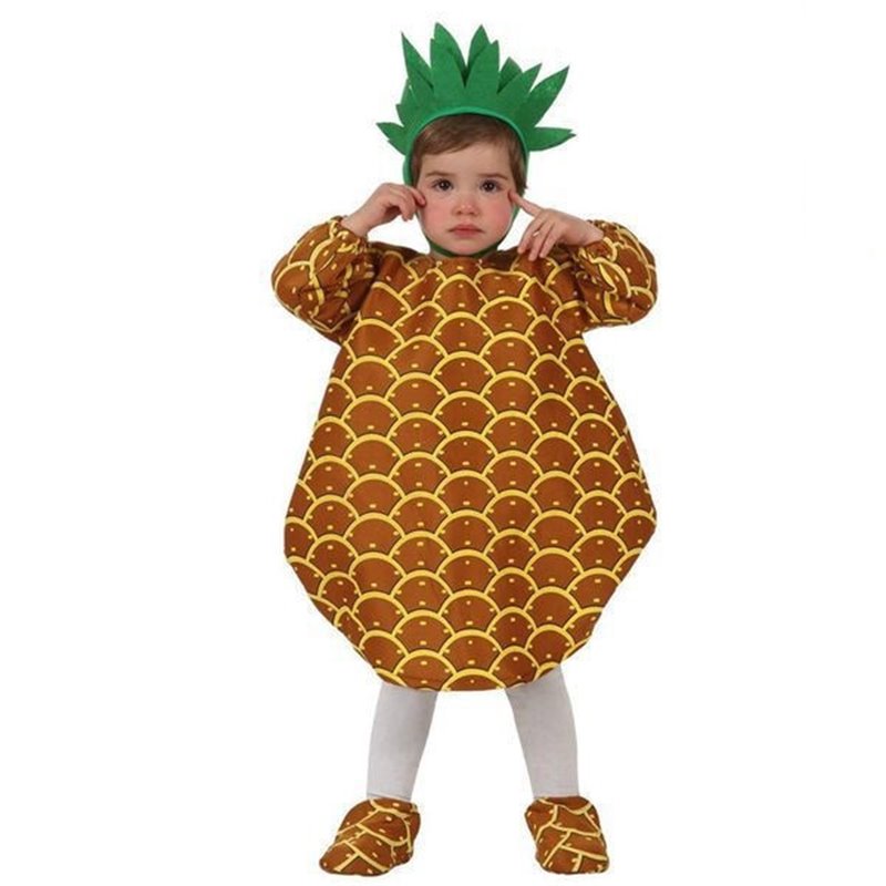 DISFRAZ DE PI�A BEBE TALLA 6-12 MESES